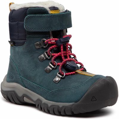 Keen Greta Boot youth blue coral pink peacock