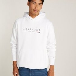 Tommy Hilfiger Pullover Hoodie MW0MW29301YBR Bílá