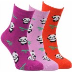 RS Dětské bambusové barevné froté ponožky Panda mix – Hledejceny.cz
