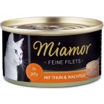 Finnern Miamor Feine filety tuňák & křepelčí vejce 100 g – Hledejceny.cz