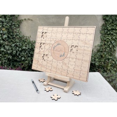 Dřevěné svatební puzzle Eukalyptus – Hledejceny.cz