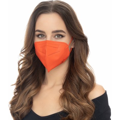 Nanolion Mask ultratenký nanorespirátor supreme protection FFP2 Červený 5 ks – Zboží Dáma