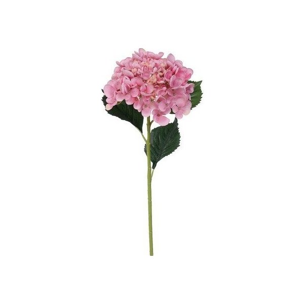 Květina Umělá hortenzie, v. 52 cm, růžová