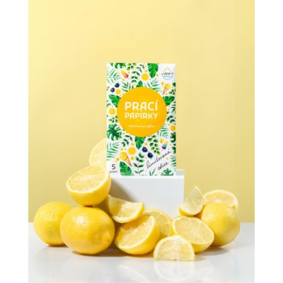 EcoHaus prací papírky 5 praní citrónová zmrzlina – Zboží Dáma