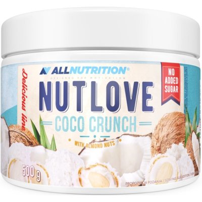 ALLNUTRITION Nutlove Coco Crunch Bílá čokoláda s kokosovými hoblinami 500 g