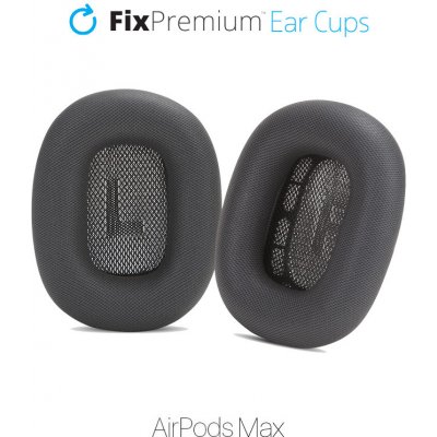 FixPremium náhradní náušníky pro Apple AirPods Max (Fabric) space gray – Zboží Živě