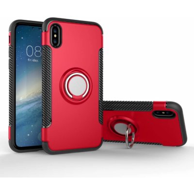 Bomba Obal s kroužkem pro huawei - červený Model: Mate 20 – Sleviste.cz