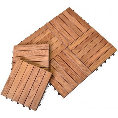 ROJAPLAST Dlaždice podlahová Thermowood - 6 ks v balení