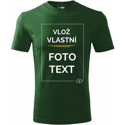 Tričko s potiskem zelená – Zboží Dáma