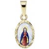 Přívěsky Aljančič Svatá Panna Maria medailon miniatura 022R