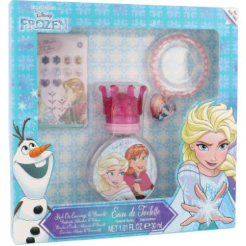 EP Line Disney Frozen EDT 30 ml + nalepovací náušnice + náramek dárková sada