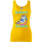 Dobrý Triko dámské tílko s potiskem Princess of dreams Žlutá – Zboží Dáma