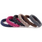 Gumičky do vlasů s puntíkem, 6 ks – Zboží Dáma