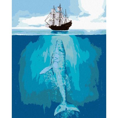 Malování podle čísel Keporkak napadá rybářskou loď