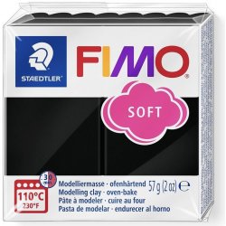 FIMO Staedtler Soft black 9černá 1ks 57g