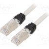 síťový kabel Panduit STP6X0.5MIG Patch, S/FTP,TX6A™ 10Gig, 6a, lanko, Cu, LSZH, 0,5m, šedý