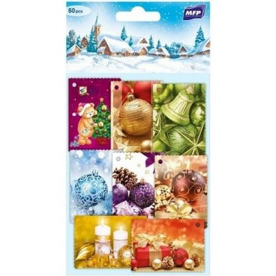 Jmenovky na dárky vánoční 50ks – Zboží Dáma