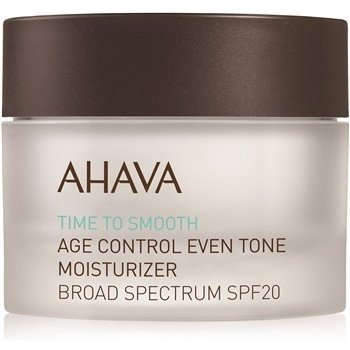 Ahava Time To Smooth rozjasňující hydratační krém SPF20 Paraben Free 50 ml