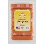 Vodňanské Kuře Kuřecí párky se sýrem 290 g – Sleviste.cz