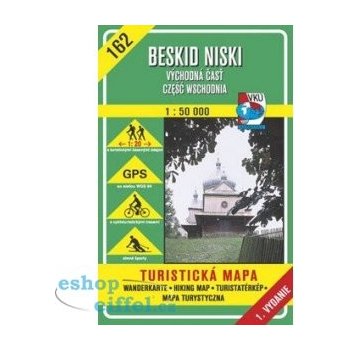 Beskid Niski Východná časť 1:50 000 162 Turistická mapa