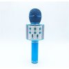 Karaoke Bezdrátový bluetooth karaoke mikrofon blue