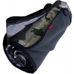 Aesthetic Softshellová pikniková deka Grey maskáč s černým lemem s popruhem 145x200 cm – Sleviste.cz