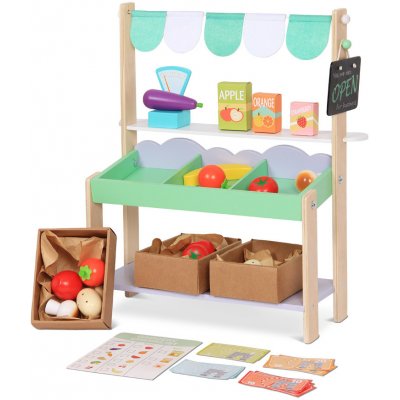 Derrson dřevěný obchůdek s příslušenstvím 37 ks – Zboží Mobilmania