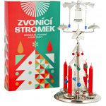 Logimax Česká obnovená výroba Tradiční andělské zvonění stromek stříbrný – Zbozi.Blesk.cz