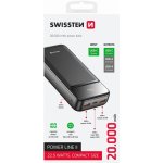 Swissten 20000 mAh Power Line II černá – Zboží Živě