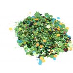 PourArt Glitr do pryskyřice holografický XC05 Zelená s modro žlutými přechody 1 g – Hledejceny.cz
