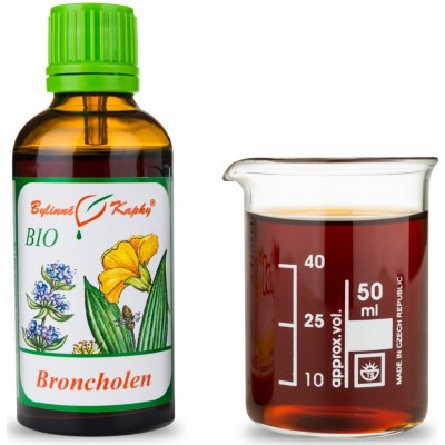 Bylinné kapky Broncholen BIO kapky tinktura 50 ml – Hledejceny.cz