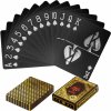 Hrací karty - poker Tuin 60783 Poker karty plastové černé/zlaté