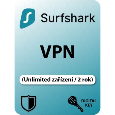 Sursfhark VPN Unlimited lic. 2 roky (SUVPNU-2)