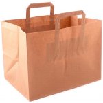 Taška 32*20*28 cm, hnědý kraftový papír 80 g – Zboží Dáma