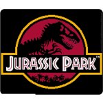 CurePink Jurassic Park Pixel logo ABYACC320 – Zboží Živě