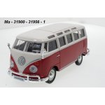 Maisto Volkswagen Van Samba bílo červená 1:25 – Zboží Dáma
