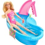 Barbie set s bazénem a doplňky v krabici – Zboží Dáma