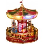 Home Styling Collection Vánoční LED kolotoč s hudbou a otočnými figurkami, 23 x 28 cm vícebarevný – Hledejceny.cz