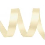 Atlasová stuha (12 mm x 5 m) barva 02 vanilková – Hledejceny.cz