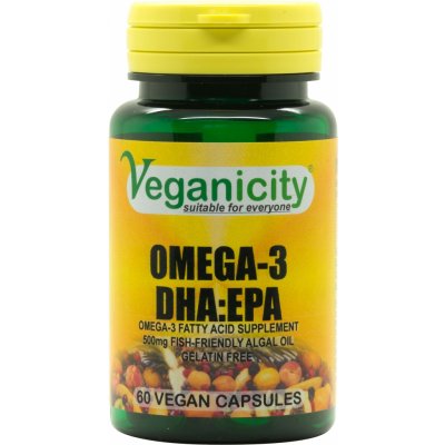 Veganicity Omega 3 DHA:EPA 60 kapslí