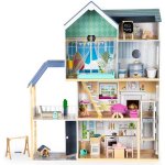 Ecotoys Dřevěný domeček pro panenky rezidence Maya – Zboží Dáma