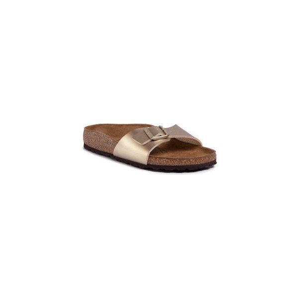 Dámské žabky a pantofle Birkenstock nazouváky Madrid Bs 1016107 Gold