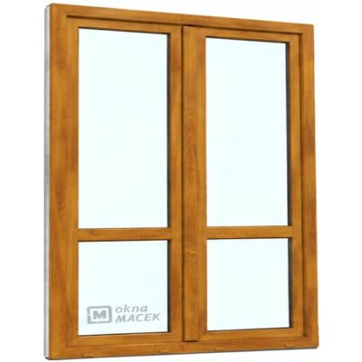 Kömmerling balkonové dveře 70 AD s příčkou O+OS klapačka pravé winchester/bílá 150 x 200 cm jednostranná klika + madýlko + PVC rám – Hledejceny.cz