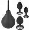 Anální kolík Black Velvets Anal Kit Silicone Douche