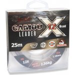 Uni Cat šňůra na návazce Camou X-12 Leader 12X 25m 0,8mm 89kg – Zboží Dáma