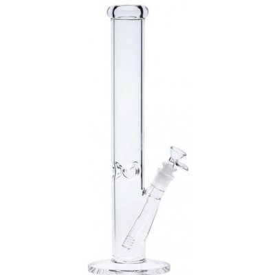 WeedShop Skleněný bong 40 cm rovný – Zboží Dáma
