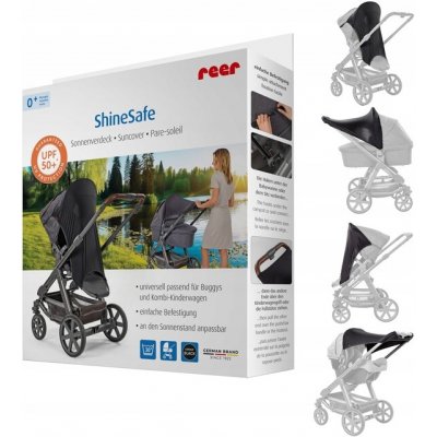 REER Stříška clona sportovního kočárku UV UPF 50+ – Hledejceny.cz