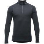 Merino tričko Devold Duo Active Man Zip Neck černá – Zboží Dáma