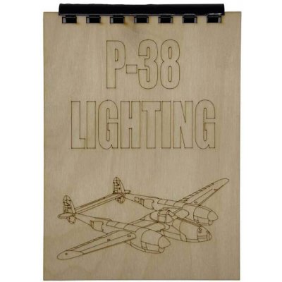 RCblik Sešit A6 Lockheed P 38 Lighting