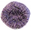 BeanBag Shaggy Multicolor white-black-purple